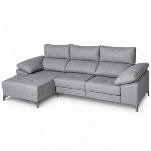 Sofá chaise long BLUE com 2 lugares e cama (280x165cm)