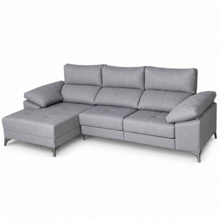 Sofá chaise long BLUE com 2 lugares e cama (280x165cm)