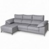 Sofá chaise long BLUE com 2 lugares e cama (280x165cm)
