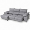 Sofá chaise long BLUE com 2 lugares e cama (280x165cm)