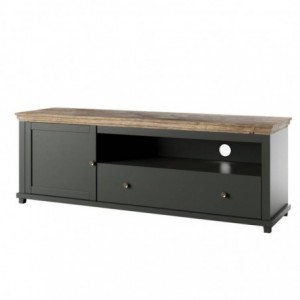 Base TV EVORA com 1 porta e luz LED (181x6149)