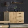 Aparador LAMELO com 2 portas e 4 gavetas (141,2x88,2x40)