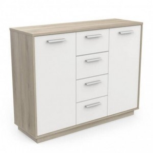 Aparador LEO com 2 portas e 4 gavetas (113,1x84,1x36,3)