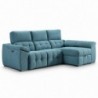 Sofá chaise long VALENCIA com 2 lugares e baú (300x160cm)