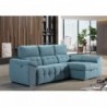 Sofá chaise long VALENCIA com 2 lugares e baú (300x160cm)