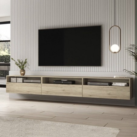 Base TV BAROS suspensa com 3 portas (270x42x41)