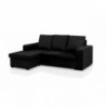 Sofá chaise long reversível VERONA com 2 lugares (190x150cm)
