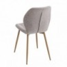 Pack Mesa de Jantar Sensei (Cambria) + 4 Cadeiras de Sala Selma (Beige)
