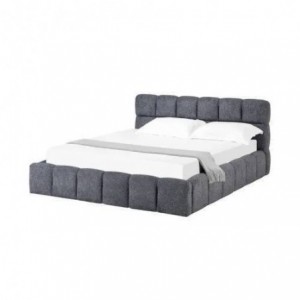 Cama Estofada Niki c/ Estrado e Sistema Elevatório Inc. + Colchão Opc.