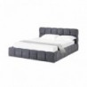 Cama Estofada Niki c/ Estrado e Sistema Elevatório Inc. + Colchão Opc.