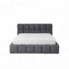 Cama Estofada Niki c/ Estrado e Sistema Elevatório Inc. + Colchão Opc.