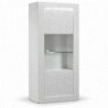 Cristaleira KARMA 36 com 1 porta de vidro (80x190x45)