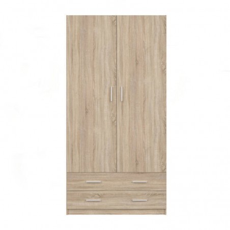 Roupeiro MUPO com 2 portas de bater e 2 gavetas (100x200x51)