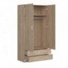 Roupeiro MUPO com 2 portas de bater e 2 gavetas (100x200x51)