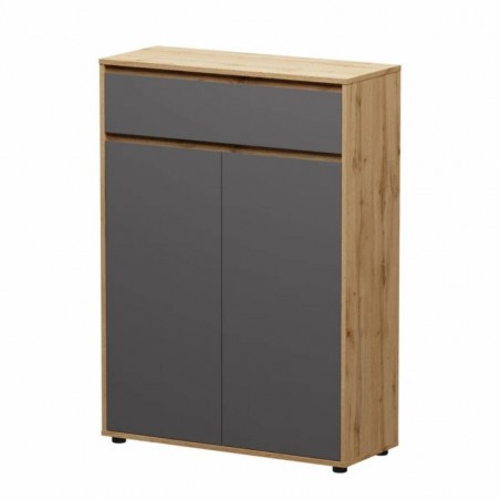 Cómoda NIKO com 2 portas e 1 gaveta (120x86x34)