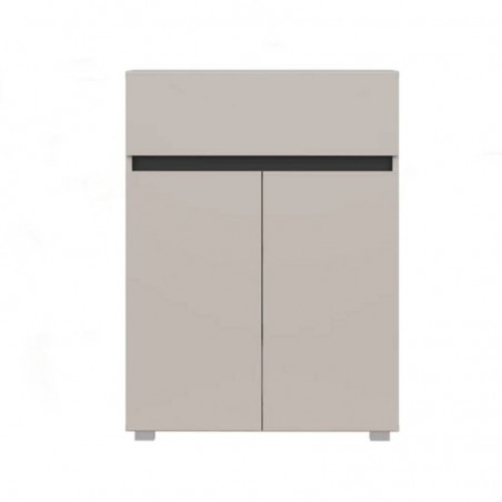 Cómoda BOSTON com 2 portas e 1 gaveta (92,2x70x37,5)