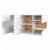 Aparador AVA com 3 portas e luz LED (120x62x35)