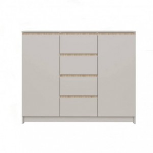 Cómoda FRIDA com 2 portas e 4 gavetas (120x65x42)
