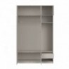 Roupeiro FRIDA com 1 gaveta e 7 portas de bater (150x240x52)