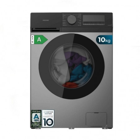 Máquina de lavar e secar roupas CECOTEC Bolero DressCode 10450 Inverter Steel