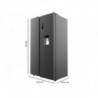 Frigorífico CECOTEC Bolero CoolMarket SBS 559 Dark E