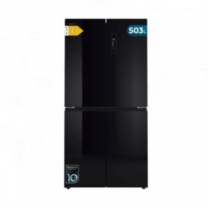 Frigorífico CECOTEC CoolMarket 4D 503 Black Glass E