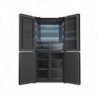 Frigorífico CECOTEC CoolMarket 4D 503 Black Glass E