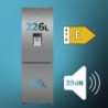 Frigorífico CECOTEC CoolMarket Combi 322i WD Inox E