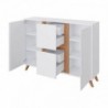 Aparador GRAKODA com 2 portas e 2 gavetas (130x95x35)