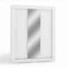 Roupeiro SLIDING com 3 portas de correr e espelho (170x210x55)