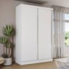 Roupeiro SLIDING com 2 portas de correr e 2 gavetas (143x218x53)