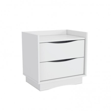 Mesa de cabeceira COMPLET com 2 gavetas (54x52x38)