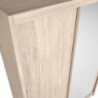 Roupeiro MIJAS com 2 portas de correr e espelho (150x216)