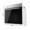 Forno de encastre CECOTEC Bolero Hexa C126001 | 77 L | 2800 W | A