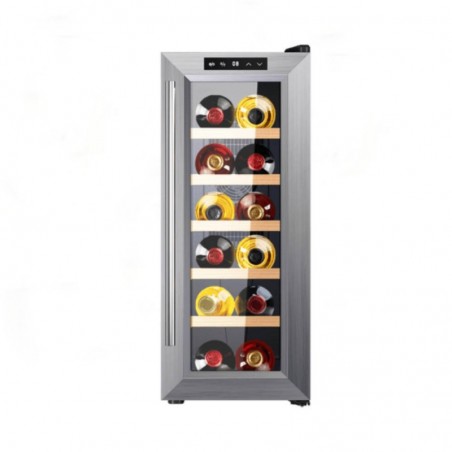 Cave de vinho CECOTEC Bolero GrandSommelier 1270 CoolWood | 34 L | E | Inox/Madeira