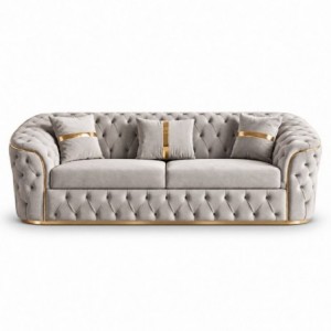 Sofá cama KHALIFA com 3 lugares (2 assentos) (255x90)