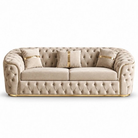 Sofá cama KHALIFA com 3 lugares (2 assentos) (255x90)