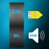 Frigorífico CECOTEC Bolero CoolMarket Combi 322i Dark D | 322L | D | Aço inoxidável escuro