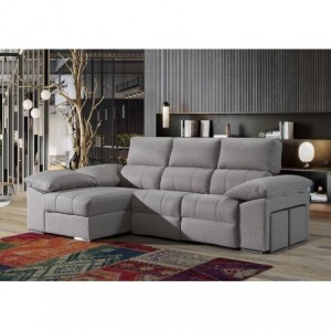 Sofá 2L Relax Elétrico + Chaise Long Garden (300x160cm) Sofá 2L Relax Elétrico + Chaise Long Garden (300x160cm)