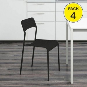 Pack de 4 Sillas Top (Negro) Pack de 4 Sillas Top (Negro)