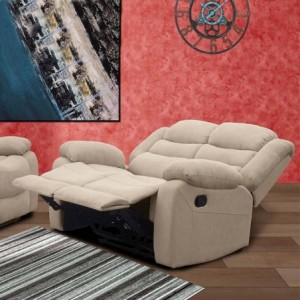 Sofá 2L Relax c/ Função Manual Luxor (168x97cm) Sofá 2L Relax c/ Função Manual Luxor (168x97cm)