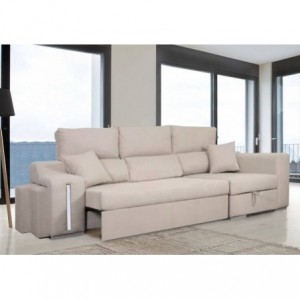 Sofá Chaise Long c/ Cama Salsa (263x145cm) Sofá Chaise Long c/ Cama Salsa (263x145cm)