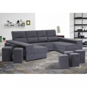 Sofá 2L c/ Dupla Chaise Mozart Special (340x155cm) Sofá 2L c/ Dupla Chaise Mozart Special (340x155cm)