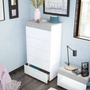 Camiseiro 5 Gavetas Tekkan Camiseiro 5 Gavetas Tekkan