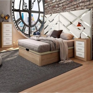 Quarto Completo Lara c/ Cabeceira Estofada Susana Alongada Quarto Completo Lara c/ Cabeceira Estofada Susana Alongada